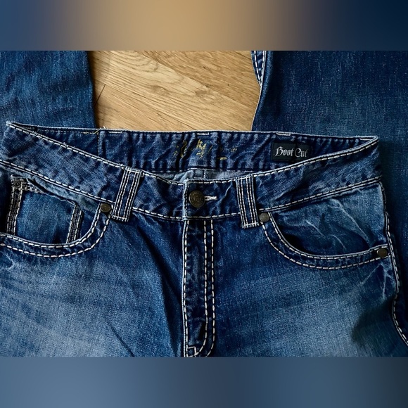 Wrangler Rock 47 Men’s Bootcut Jeans 36x32 – Classic Western Denim Style. - Picture 8 of 10